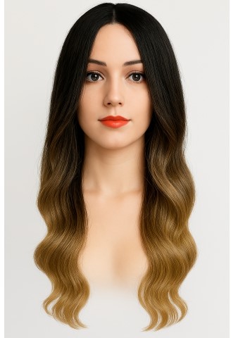 Egyedülálló női paróka - ombré 70 cm